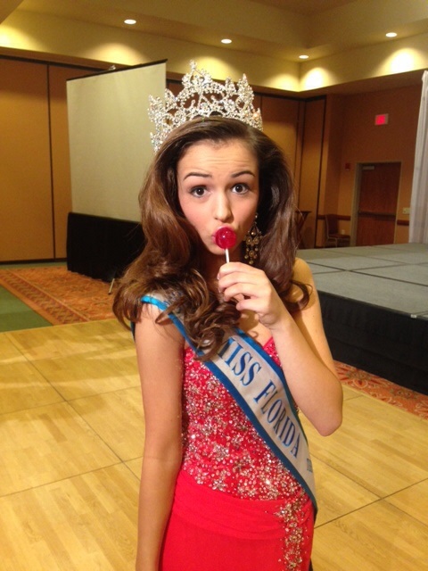 Madison Raley the 2014 Florida USA Ambassador Teen loves Original Gourmet lollipops