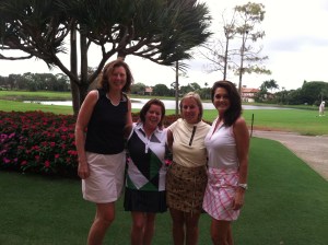 Golf buddies from Haverhill CC, Kay, Maureen, Shelly & Kim