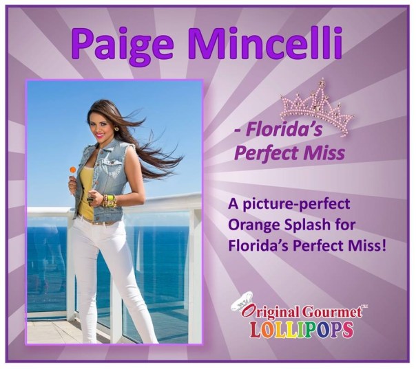 Florida's Perfect Miss loves Orange Splash - Original Gourmet lollipop 