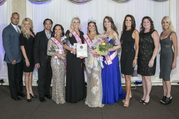Ms. Tri-State Pageant - winners and judges. (I'm right 3rd in)