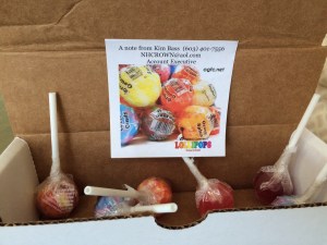 I enjoy shipping samples...this package going out to a school system in Albany, Georgia.  They are going to love them! @originalgourmetlollipops ##OriginalGourmet #lollipops